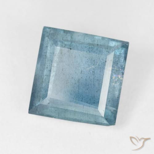 4.70克拉天然蓝晶，正方形，VS-SI