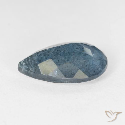 6.78克拉天然海蓝宝石，梨形，16.5×11毫米，VS-SI