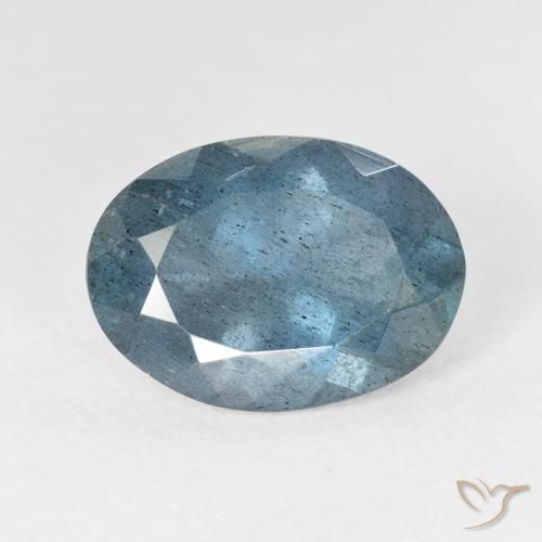 5.08ct 天然 深蓝色 海蓝宝石, 椭圆形, VS-SI, Photo A