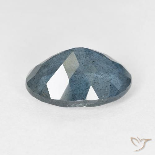 5.08克拉天然海蓝宝石，椭圆形切割，13.5×9.8毫米，VS-SI