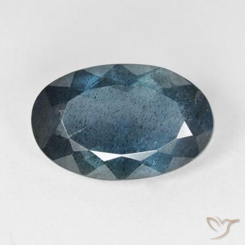 7.33ct 天然 深海军蓝 海蓝宝石, 椭圆形, VS-SI, Photo A