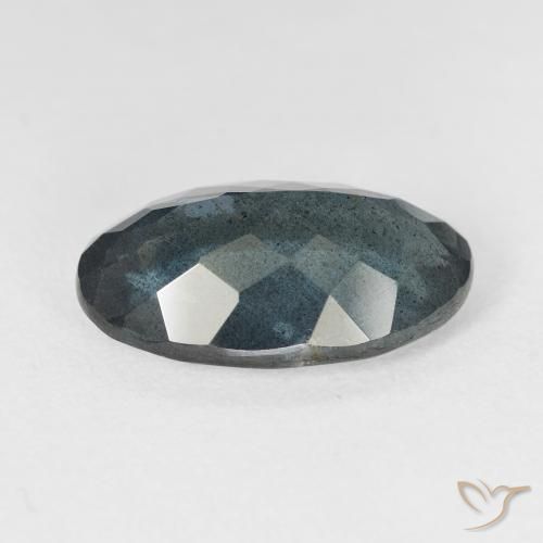 7.33克拉天然海蓝宝石，椭圆形切割，16.9×10.7毫米，VS-SI