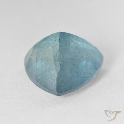 6.80克拉天然蓝晶，胖三角形，VS-SI