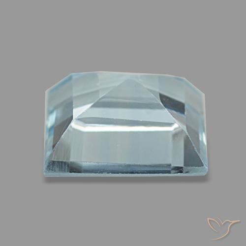 2.27克拉天然海蓝宝石，方形，8.1×8毫米，VVS