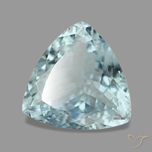 2.17克拉天然海蓝宝石，三角形，10.1×9.8毫米，VVS
