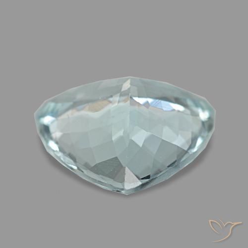 2.17克拉天然海蓝宝石，三角形，10.1×9.8毫米，VVS