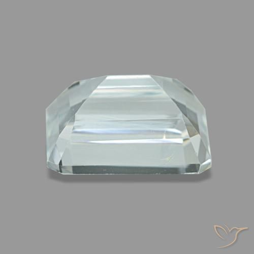 1.67克拉天然海蓝宝石，祖母绿式切割，8.1×6.1毫米，VS
