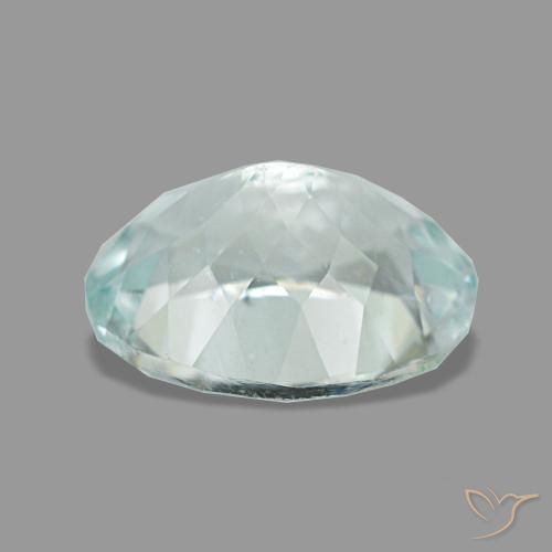1.78克拉天然海蓝宝石，椭圆形切割，9×7毫米，VS