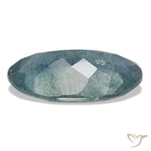 5.60克拉天然海蓝宝石，椭圆形切割，16.4×10.1毫米，VS-SI