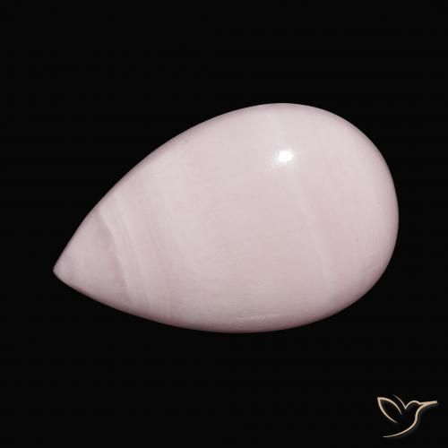 13.50ct 天然 玫瑰粉色 文石, 梨形, 不透明