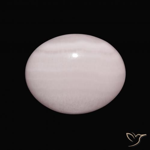 9.82ct 天然 玫瑰粉色 文石, 椭圆形, 不透明