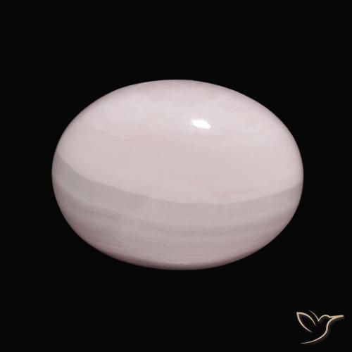 11.39ct 天然 浅粉色 文石, 椭圆形, 不透明