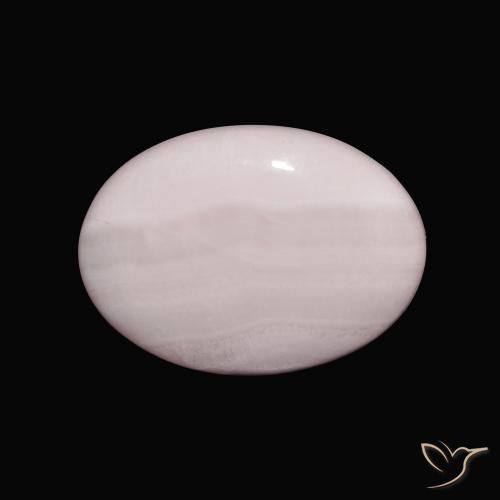 9.93ct 天然 玫瑰粉色 文石, 椭圆形, 不透明