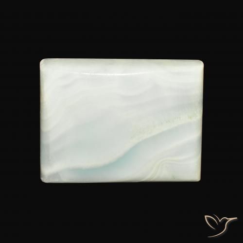 34.88ct 天然 淡黄绿色 文石, 狭长方形, 不透明