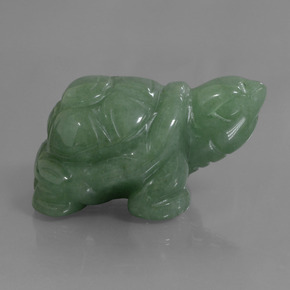 292.50克拉天然绿色东陵石，异形，51.2×34.9毫米，不透明