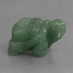 325.36克拉天然绿色东陵石，异形，50.7×33.6毫米，不透明