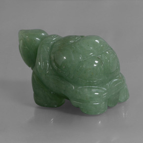 325.36克拉天然绿色东陵石，异形，50.7×33.6毫米，不透明