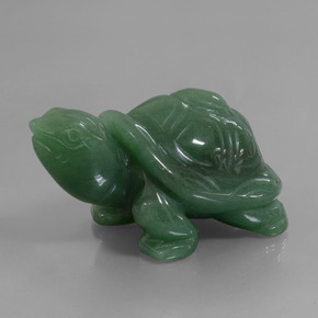 457.52克拉天然绿色东陵石，异形，61.8×39.9毫米，不透明