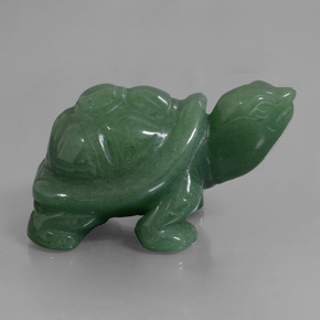 457.52克拉天然绿色东陵石，异形，61.8×39.9毫米，不透明
