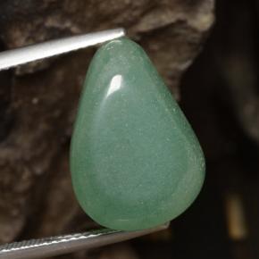 19.21克拉天然绿色东陵石，异形，17.6×11.9毫米，半透明