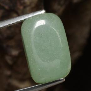 10.91克拉天然绿色东陵石，异形，13.8×8.7毫米，半透明