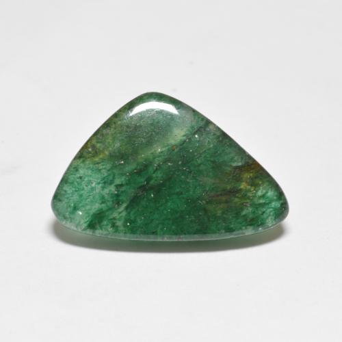 5.54克拉天然绿色东陵石，异形，17.5×11毫米，半透明