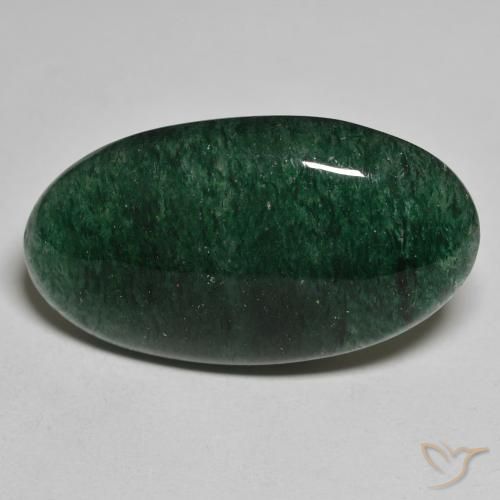 24.63ct 天然 绿色 砂金石, 椭圆形, 半透明