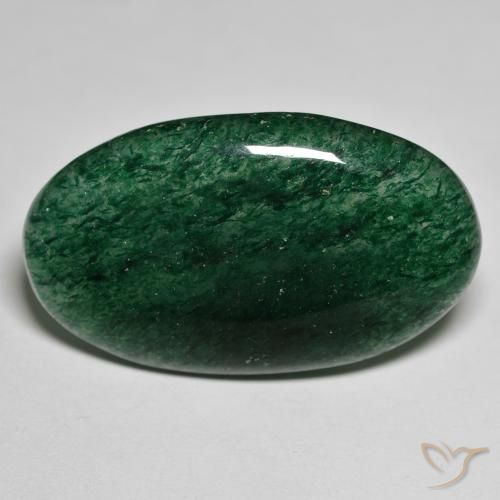 27.98ct 天然 绿色 砂金石, 椭圆形, 半透明