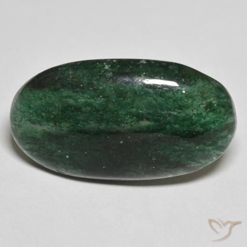 15.85ct 天然 森林绿 砂金石, 椭圆形, 半透明