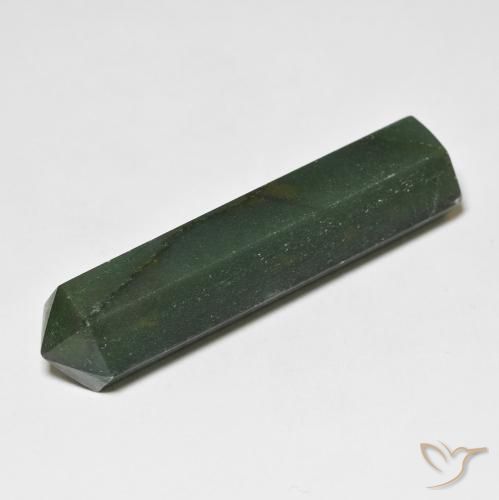 34.97ct 天然 暗绿色 砂金石, 花式切割, 不透明