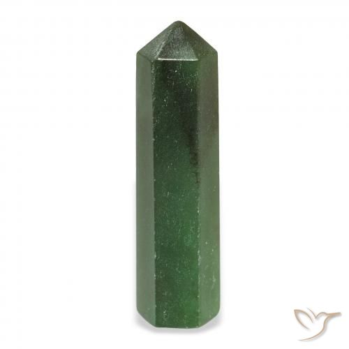 24.94ct 天然 深绿色 砂金石, 花式切割, 不透明