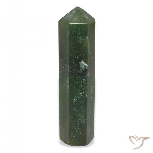34.70ct 天然 森林绿 砂金石, 花式切割, 不透明