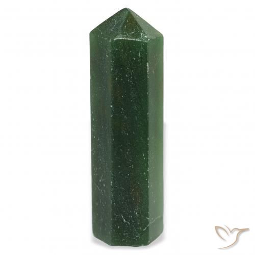 37.92ct 天然 森林绿 砂金石, 花式切割, 不透明