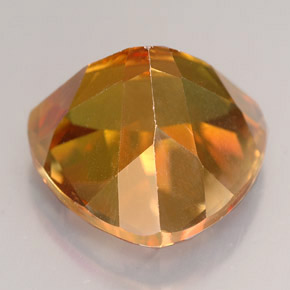 11.98克拉天然多色托帕石，三角形，14.1×14毫米，VVS