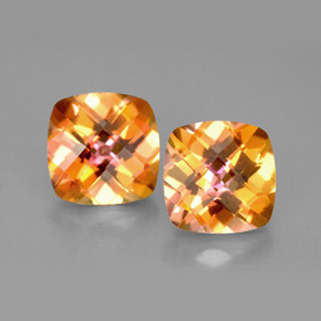 克拉天然托帕石，垫形剪裁，VVS