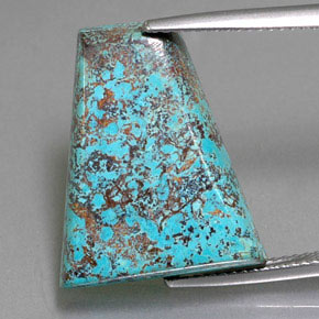 13.18克拉天然蓝铜矿，异形，不透明