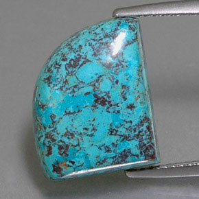 9.02克拉天然蓝铜矿，异形，不透明