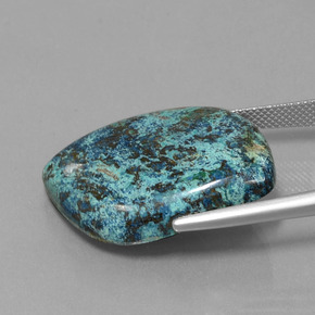 33.56克拉天然蓝铜矿，异形，不透明