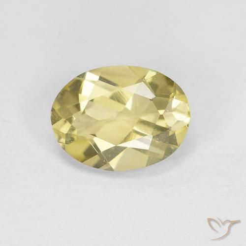 1.16ct 天然 淡黄色 绿柱石, 椭圆形, VVS-VS