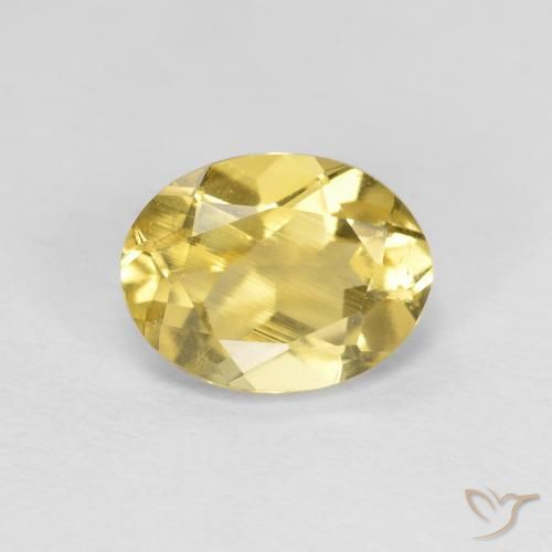 1.29ct 天然 托斯卡纳黄 绿柱石, 椭圆形, VVS-VS
