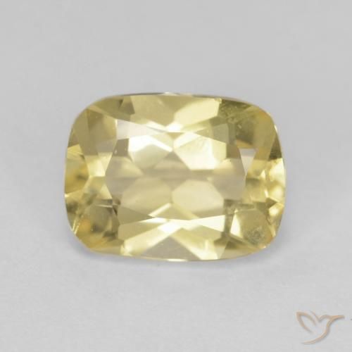 1.32ct 天然 中黄色 绿柱石, 软垫, VVS