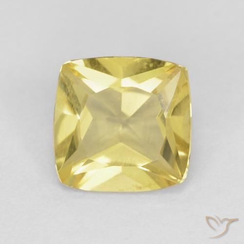 0.91ct 天然 土黄色 绿柱石, 软垫, VS