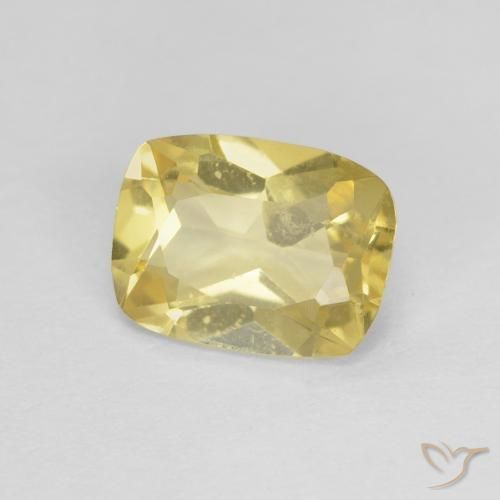 1.23ct 天然 浅金黄色 绿柱石, 软垫, VS