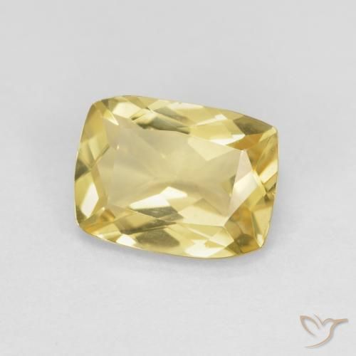 1.31ct 天然 暖黄 绿柱石, 软垫, VVS-VS