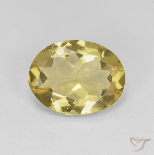 2.69ct 天然 浅金黄色 绿柱石, 椭圆形, VVS