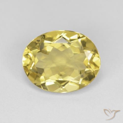 3.13ct 天然 托斯卡纳黄 绿柱石, 椭圆形, VVS