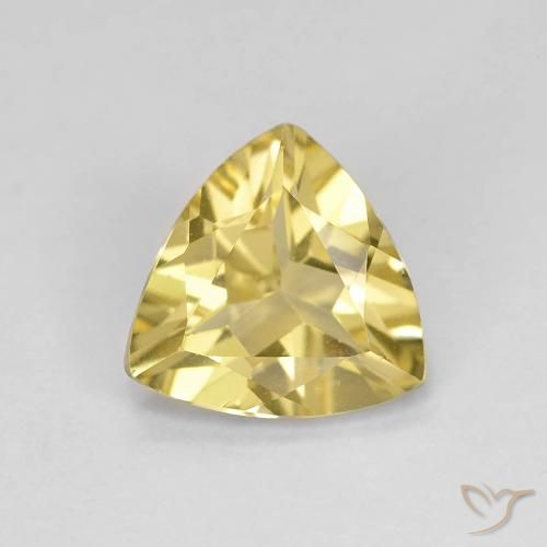 1.28ct 天然 托斯卡纳黄 绿柱石, 胖三角形, VVS-VS