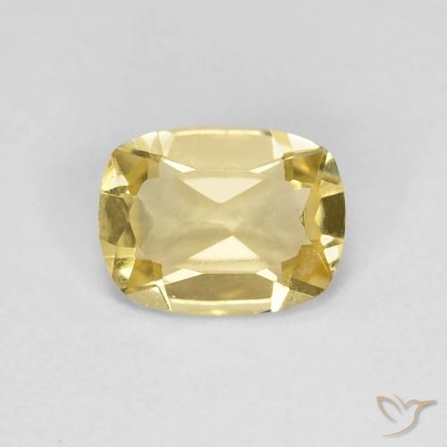 1.06ct 天然 淡黄色 绿柱石, 软垫, VVS-VS
