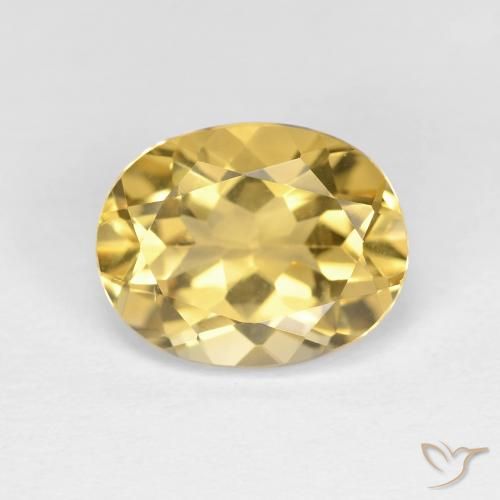 3.20ct 天然 金色 绿柱石, 椭圆形, VVS-VS