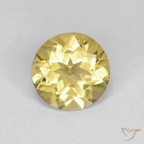 1.16ct 天然 托斯卡纳黄 绿柱石, 圆形的, VS